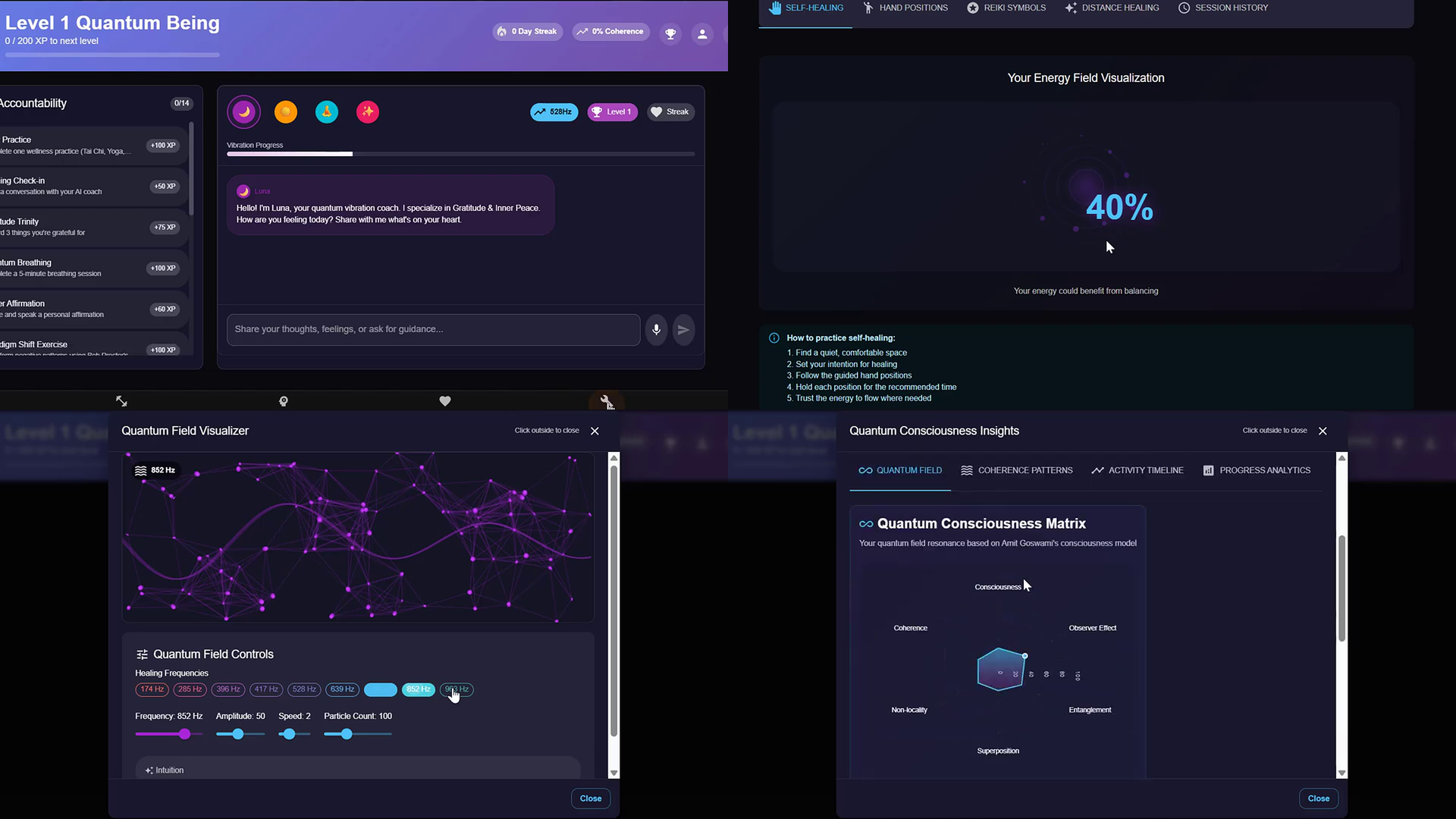 Quantum Vibe Platform Features